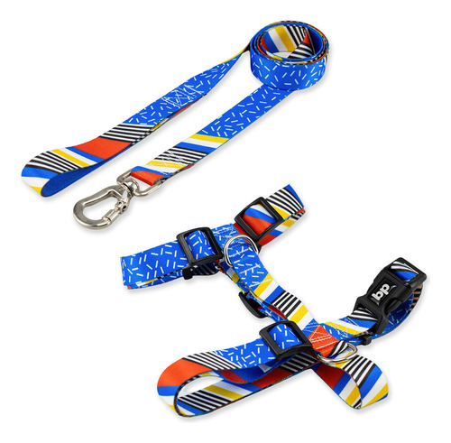 Coleira Peitoral Com Guia Para Cachorro Pet Cães Basic Pet Cor Stem Tamanho Micro Pequeno