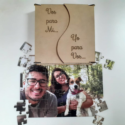 Rompecabezas C/caja Personalizada Puzzle 23x30 70 Piezas 3mm