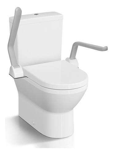 Rieles De Seguridad Para Inodoro Con Brazos Plegables De Alu