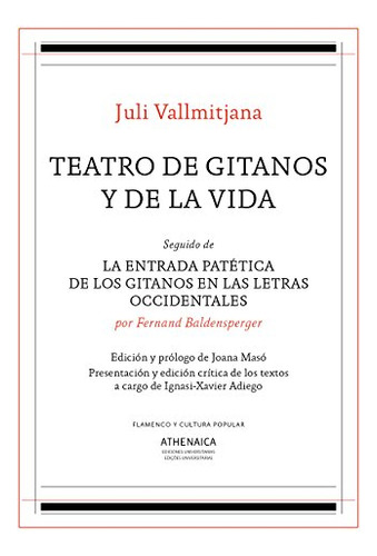 Libro Teatro De Gitanos Y De La Vida De Vallmitjana Juli Ath