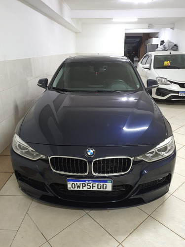 Imagem 5 de 9 de Bmw 328i 2014 Azul Com 55.000 Kms Originais