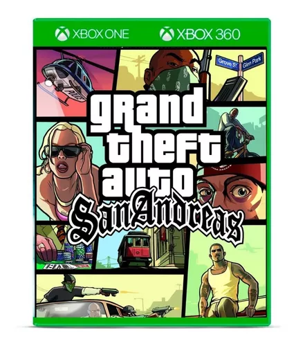 Gta San Andreas Xbox 360 (Midia Fisica), Na Caixinha Orig. Verde
