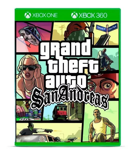 Jogo Gta Grand Theft Auto San Andreas Xbox 360 Xbox One em