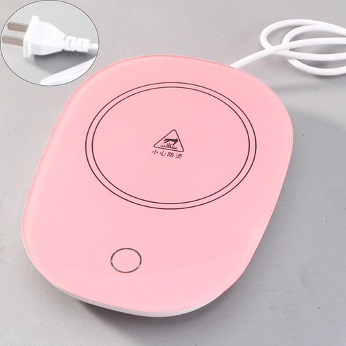 2 Posavasos Calentador De Café Para Té Con Leche, Rosa