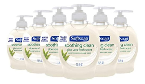 Softsoap Moisturizing Liquid Hand Jabón, Calmante, Limpio, A