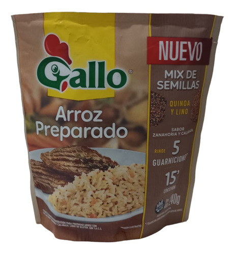Gallo Arroz Preparado Sabor Mix De Semillas 240 G S/tacc X 3