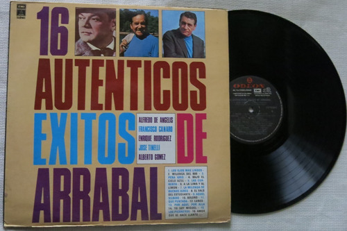 Vinyl Vinilo Lp Acetato 16 Auténticos Éxitos De Arrabal Tang