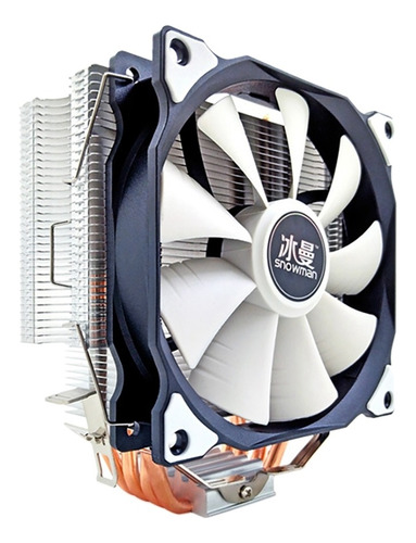 Ventilador De Cpu Snowman Mt-4 De 4 Pines Y 120 Mm Para Inte