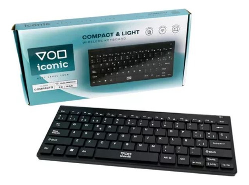 Teclado Inalámbrico Iconic K1000 - Negro