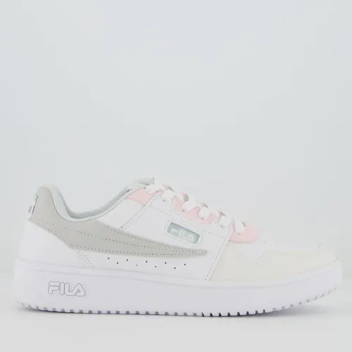 Tenis fila clearance branco feminino rosa