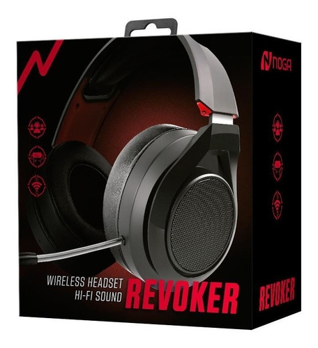 Imagen 7 de 7 de Auriculares Headset Gamer Noga Revoker Inalambricos Usb Csi