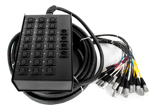 Snake Rapcohorizon 100rc28 24x4 De 30m Con Conectores Rean