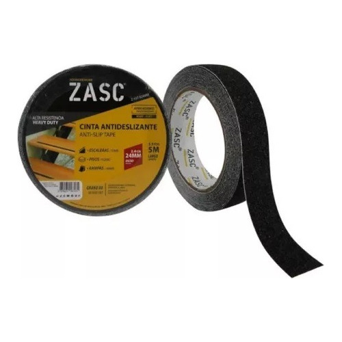 Cinta Antiresbalante Negra 24mm X 5m. Zasc (pack X 2)