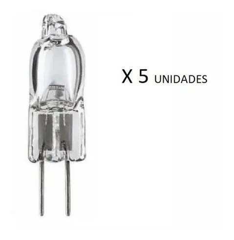 Imagen 2 de 4 de Lampara Halógena Bi Pin G-6.35 Dimerizable 12v - 50w X 5 Uni