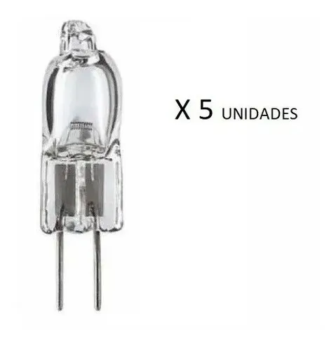 Lampara Hal gena Bi Pin G 6.35 Dimerizable 12v 50w X 5 Uni
