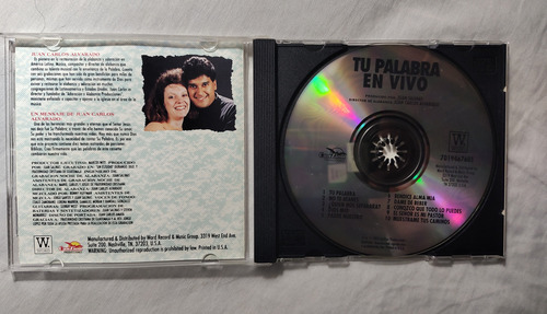 Juan Carlos Alvarado - Tu Palabra - Cd Edición Limitada (Usado)