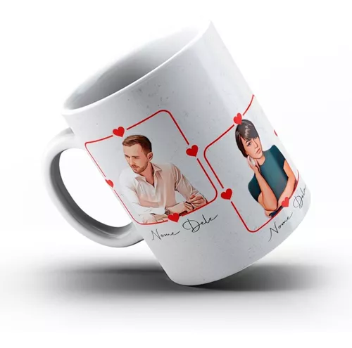 Caneca - Dia dos Pais - Caricatura Personalizada