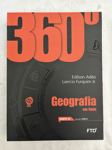 Livro - 360° - Geografia Em Rede - Parte 1, 2 E 3 - Caderno De Revisão E Infográficos- Vol. Único (Usado)