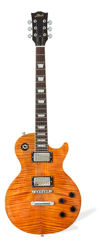 Guitarra Eléctrica Tipo Les Paul Flameada Br