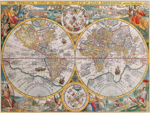 Ravensburger Rompecabezas Adultos: Mapa Del Mundo 1594