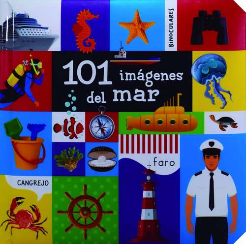101 Imágenes: Del Mar, de Varios. Serie 101 Imágenes: De Máquinas y Vehículos Editorial Silver Dolphin (en español), tapa dura en español, 2021