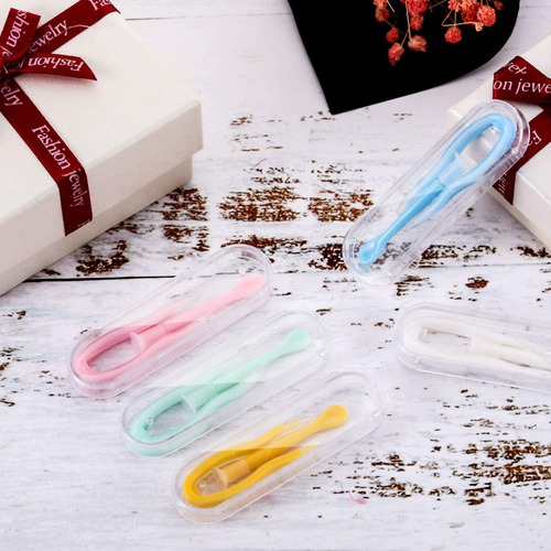 Kit Para Lentes De Contacto Pinzas Y Ventosa Aplicadora