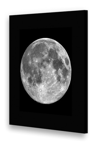 Cuadro Canvas Triptico Lunar 99x40 Cm M Y C Arte