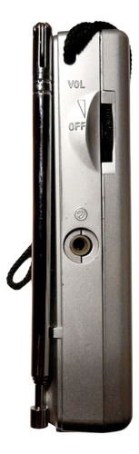 Radio Portátil Sony Modelo Icf-s10mk2 (optimo Estado) Plateado