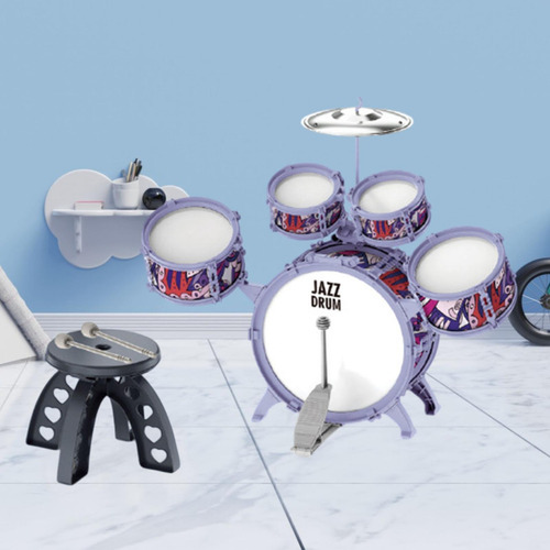 Drum Set Desarrollo Sensorial Toy Juguete Educativo Con La