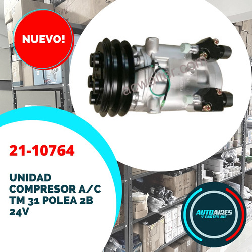 Compresor A/c Tm 31 Polea 2b 24v