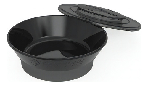 Plato Hondo Bowl 6m+ Con Tapa Twistshake By Maternelle Color Negro