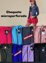 Comprar Ropa Deportiva Chaqueta Microperforada Moda Dama
