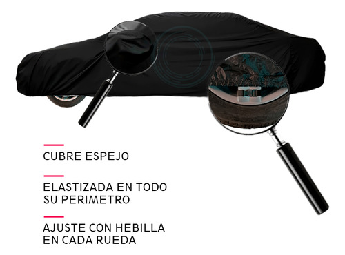 Funda Cubre Auto Talle L - Cobertor Impermeable Talle L - Sin Logo