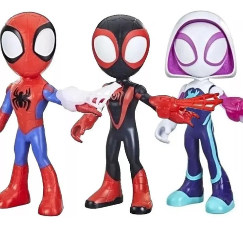 Miles Morales E Homem Aranha Bonecos Colecionáveis