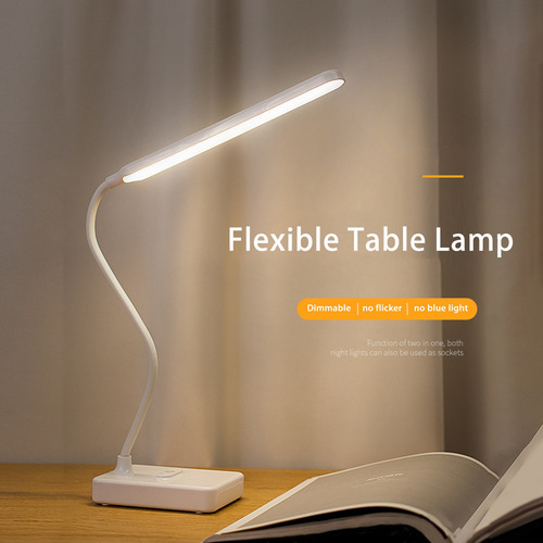 Lámpara De Protección Ocular Led Bendable Usb Que Carga Tres