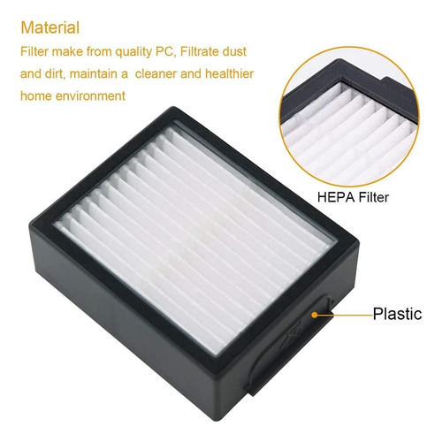 Filtro Hepa Compatible Para Roomba I3 I7 I7+ E5 E6