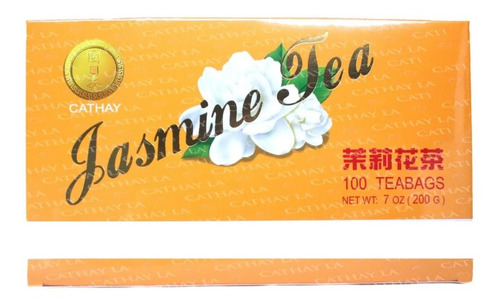 Imagen 1 de 1 de Te Jazmin Tea Jasmine Te De Jasmín Cathay 100 Sobres