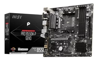 Tarjeta Madre Msi Pro B550m-p Gen 3 Ryzen Am4 Ddr4 Matx