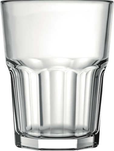 Juego 6 Vasos Vidrio Agua Soda 200ml Alto 9cm Bristol Nadir