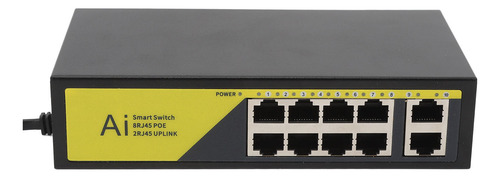 10 Puertos Gigabit Poe Plug And Play Sturdy Metal 8 2 Uplink