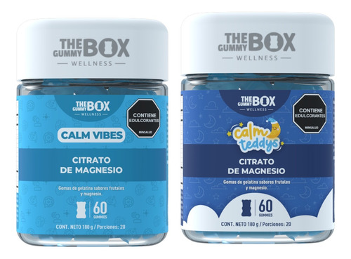 The Gummy Box Calm Vibes Teddys Niños Y Adultos 180g