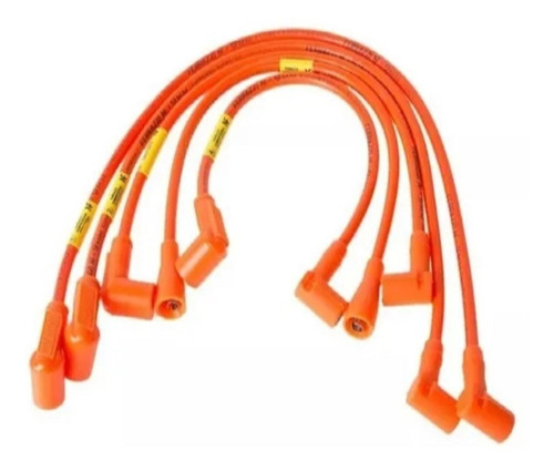 Imagen 1 de 5 de Cables De Bujia 9mm Para Fiat Motor Tipo 1.4 Y 1.6 Ferrazzi