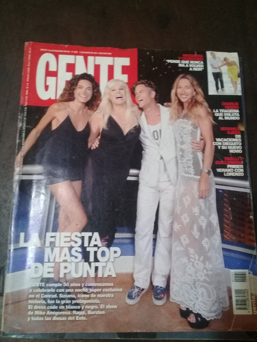 Revista Gente  Nº2582 Año 2015 Tapa Susana  Gimenez