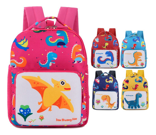 Mochila Escolar Para Niño Niña Jardin Infantil Dinosaurio