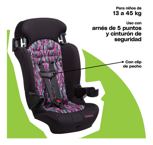 Autoasiento Booster Cosco Finale 2 En 1 Morado Autoasiento Booster Cosco Finale 2 En 1 Morado Violeta
