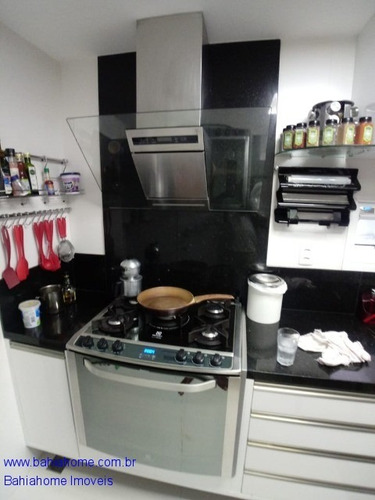 Imagem 13 de 18 de Apartamento Para Vender Em Patamares Com Cento E Sessenta E Seis Metros Quadrados, Três Suítes Com Varanda Gourmet E Vista Mar - Premiere Jaguaribe - Ap00930ces