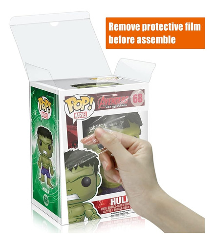 Estuche Protector Transparente Para Funko Pop 4 - 20 Paquet