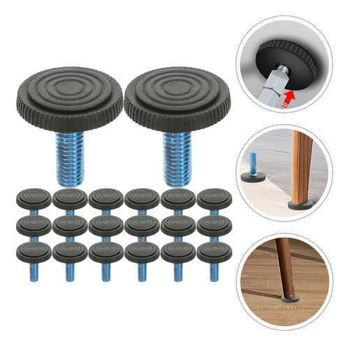 Tornillos Niveladores De Muebles Para Nivelar Mesas, 30 Unid