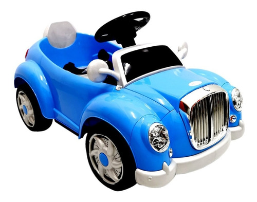 Carro Eléctrico Vintage Para Niños Usb Y Aux Control Remoto