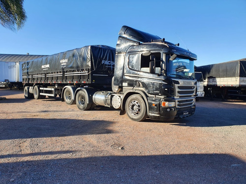 Imagem 8 de 9 de Scania P360 6x2 2014 + Graneleira Facchini 1+1 2021 Com Pneu